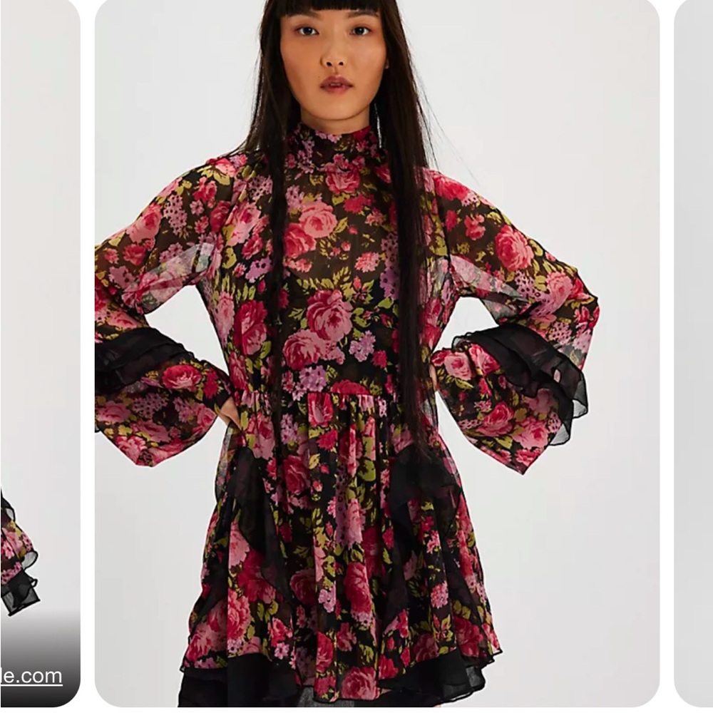 Free People Noella Mini Dress NWT size medium